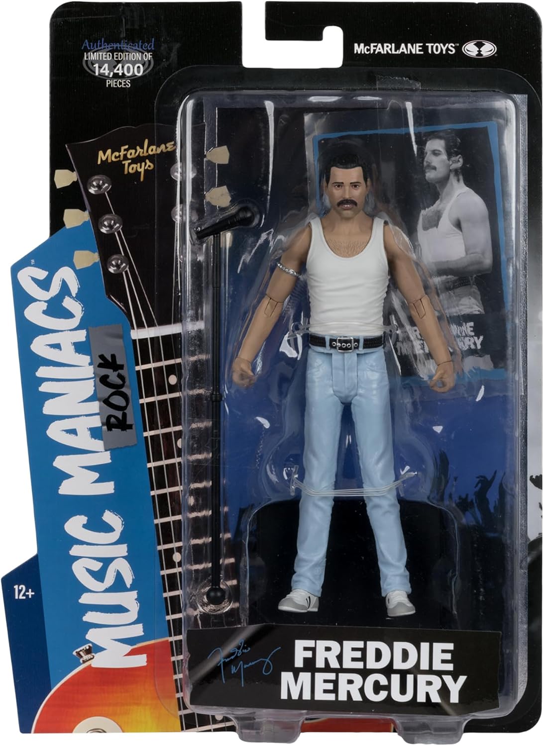 McFarlane Toys - Music Maniacs Rock Freddie Mercury 6in Action Figure