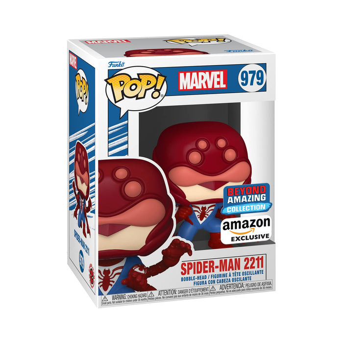 Funko POP! Marvel: Year Of the Spider - Spiderman 2211 - Marvel Comics - Amazon Exclusive - Collectable Vinyl Figure - Gift Idea - Official Merchandise - Toys for Kids & Adults - Comic Books Fans