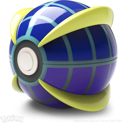The Wand Company Original Poké Ball Authentic Replica - Realistic, Electronic, Die-Cast Poké Ball with Display Case Light Features – Officially Licensed by Pokémon (Beast Ball