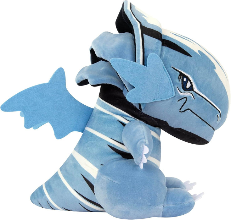 Club Mocchi Mocchi Yu-Gi-Oh! Mega 15 Inch Blue Eyes White Dragon Plush Toy – Collectible Anime Plush Toys for Ages 3+ Years
