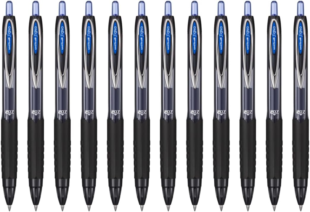 Uni-Ball Rollerball gel ink Signo UMN-207E Blue 0.7mm box 12 pcs