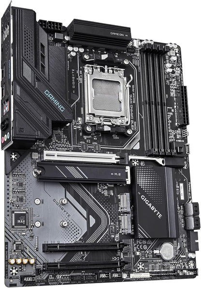 GIGABYTE X870 GAMING WIFI6 Motherboard - Supports AMD Ryzen 9000 CPUs, 8+2+2 phases VRM, up to 8000MHz DDR5 (OC), 1xPCIe 5.0, Wi-Fi 6, 2.5GbE LAN, USB 4