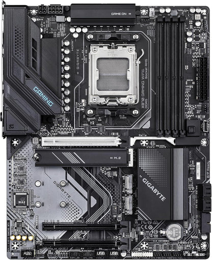 GIGABYTE X870 GAMING WIFI6 Motherboard - Supports AMD Ryzen 9000 CPUs, 8+2+2 phases VRM, up to 8000MHz DDR5 (OC), 1xPCIe 5.0, Wi-Fi 6, 2.5GbE LAN, USB 4