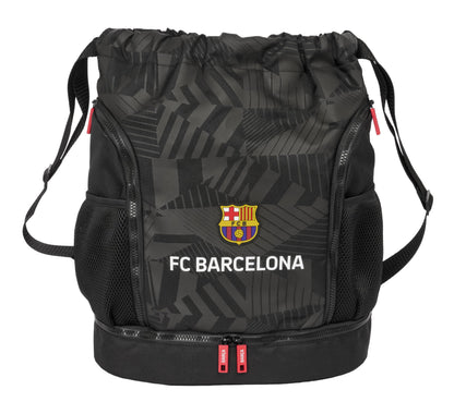 F.C. Barcelona Black – Backpack, Ideal for Children of Different Ages, Comfortable and Versatile, Quality and Strength, 34 x 15 x 43 cm, Colour: Black, Estándar, Casual, Black, Estándar, Casual