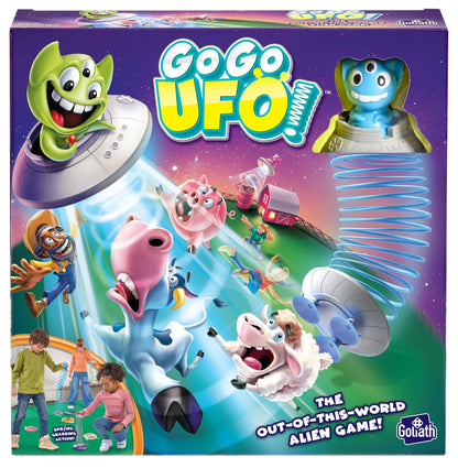 Goliath Go Go UFO, Gesellschaftsspiele AB 6 Jahren, Familienspiel für 2 BIS 6 Personen, Spiel mit Bewegung, das Die Feinmotorik fördert
