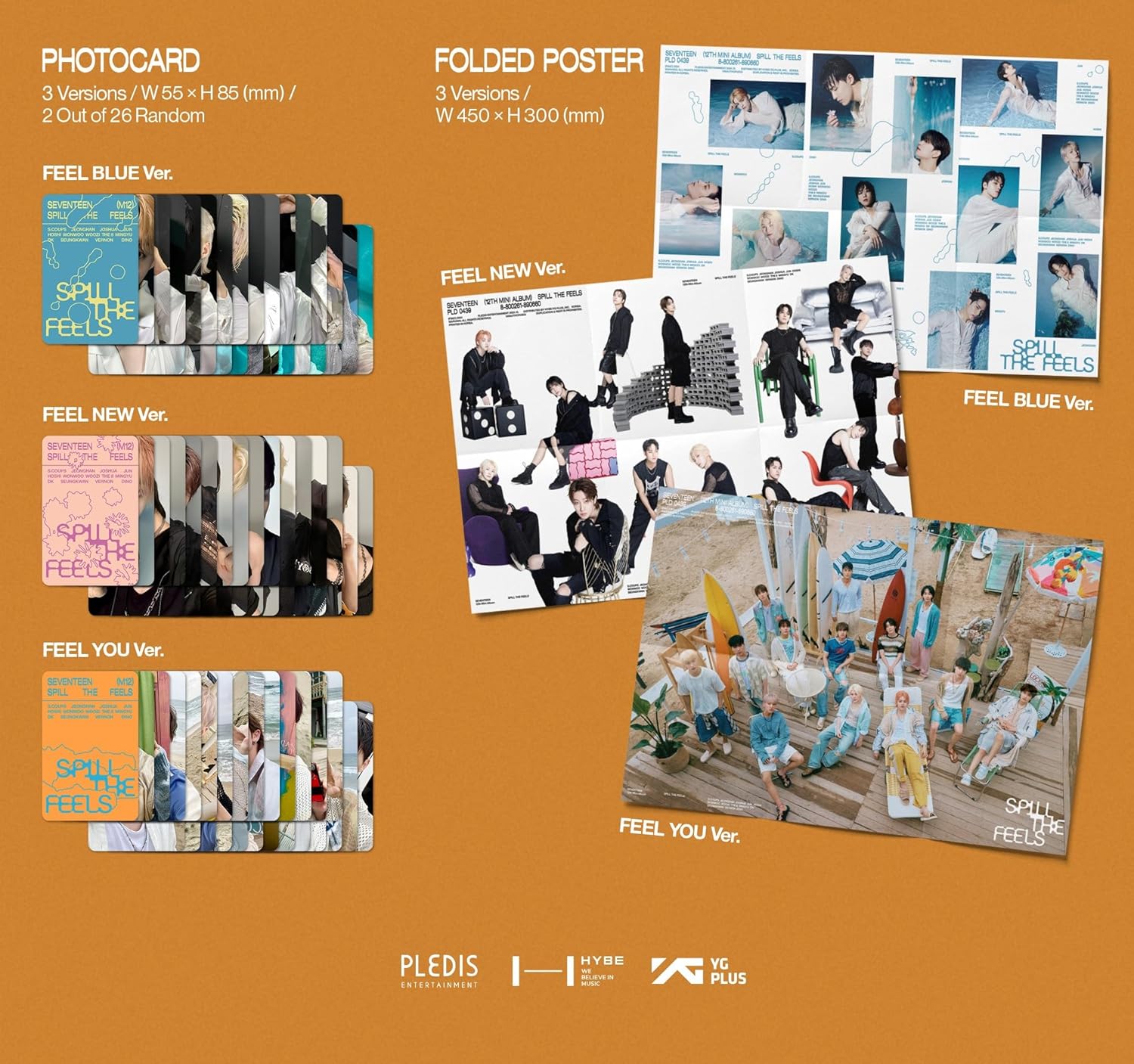 SEVENTEEN 12th Mini SPILL THE FEELS （韓国盤）