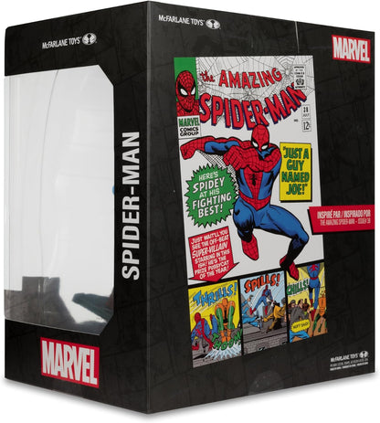 McFarlane Marvel Spider-Man 1:10th Scale Collectible with Scene (The Amazing Spider-Man #38) Gold Label Toys