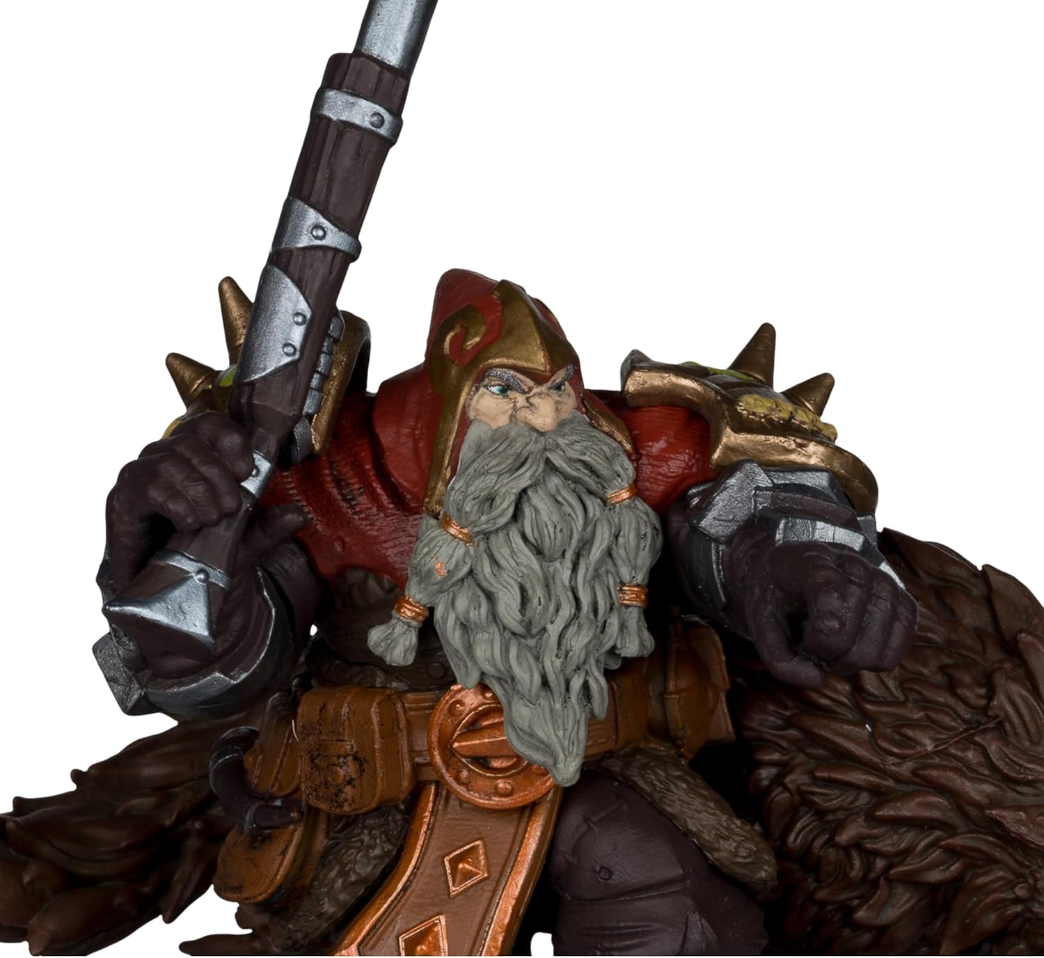 McFarlane Toys - World of Warcraft Dwarf Hunter: Beastmaster & Marksman and Pandaren: Monk & Rogue 1:12 Scale Posed Figure Deluxe 2pk Gold Label