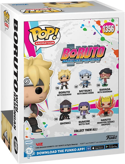 Funko POP! Animation: Boruto - Boruto Uzumaki With Ransengan - Glow In the Dark - Boruto: Naruto Next Generations - Amazon Exclusive - Collectable Vinyl Figure - Gift Idea - Official Merchandise
