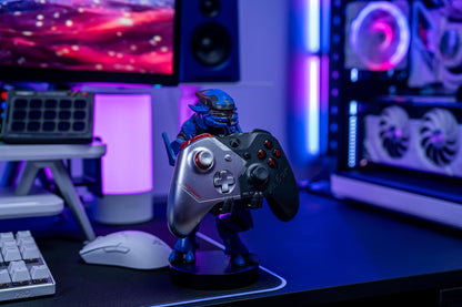 Cable Guys - Halo Figures Elite Mercenary Gaming Accessories Holder & Phone Holder for Most Controller (Xbox, Play Station, Nintendo Switch) & Phone