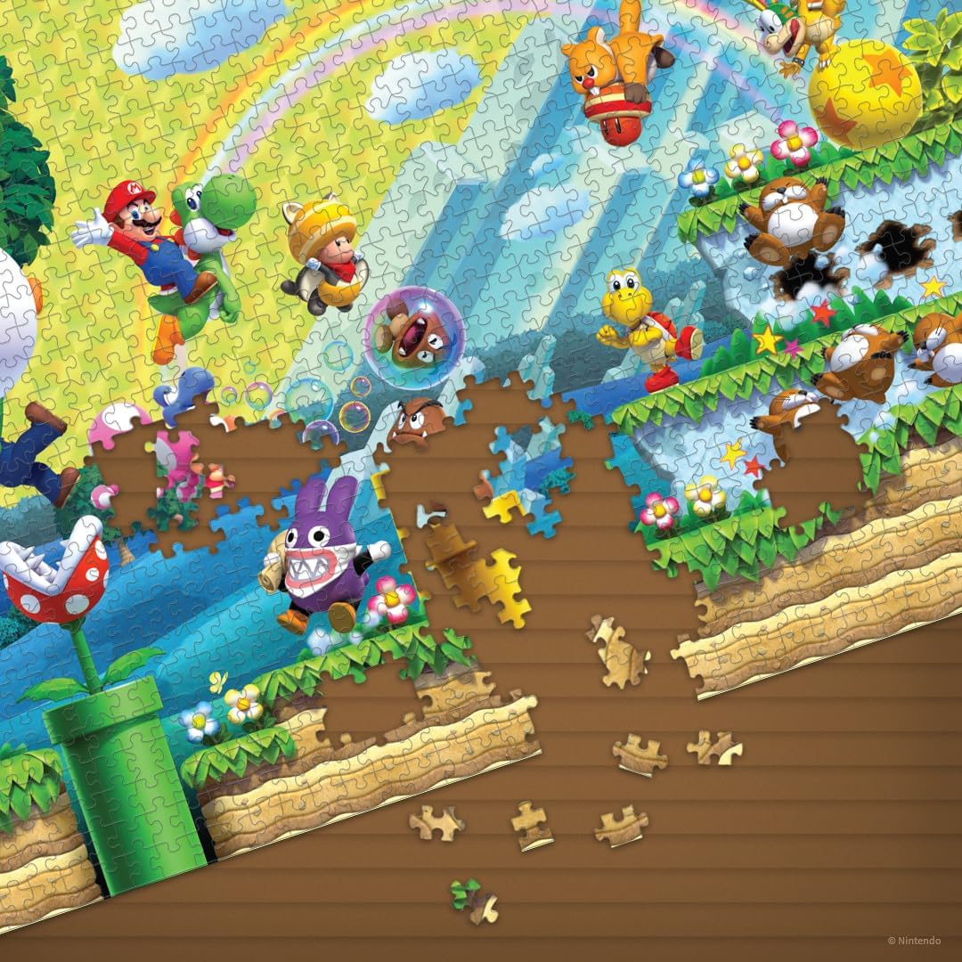 USAopoly Super Mario Chaos and Fun Puzzle - 1000 Piece
