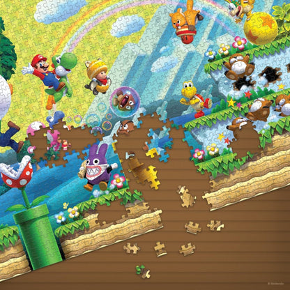 USAopoly Super Mario Chaos and Fun Puzzle - 1000 Piece