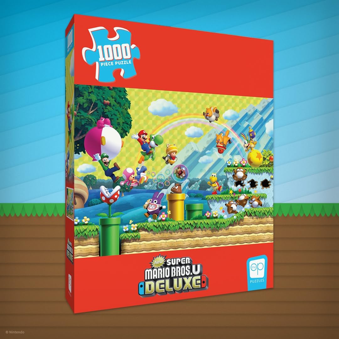 USAopoly Super Mario Chaos and Fun Puzzle - 1000 Piece