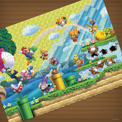 USAopoly Super Mario Chaos and Fun Puzzle - 1000 Piece