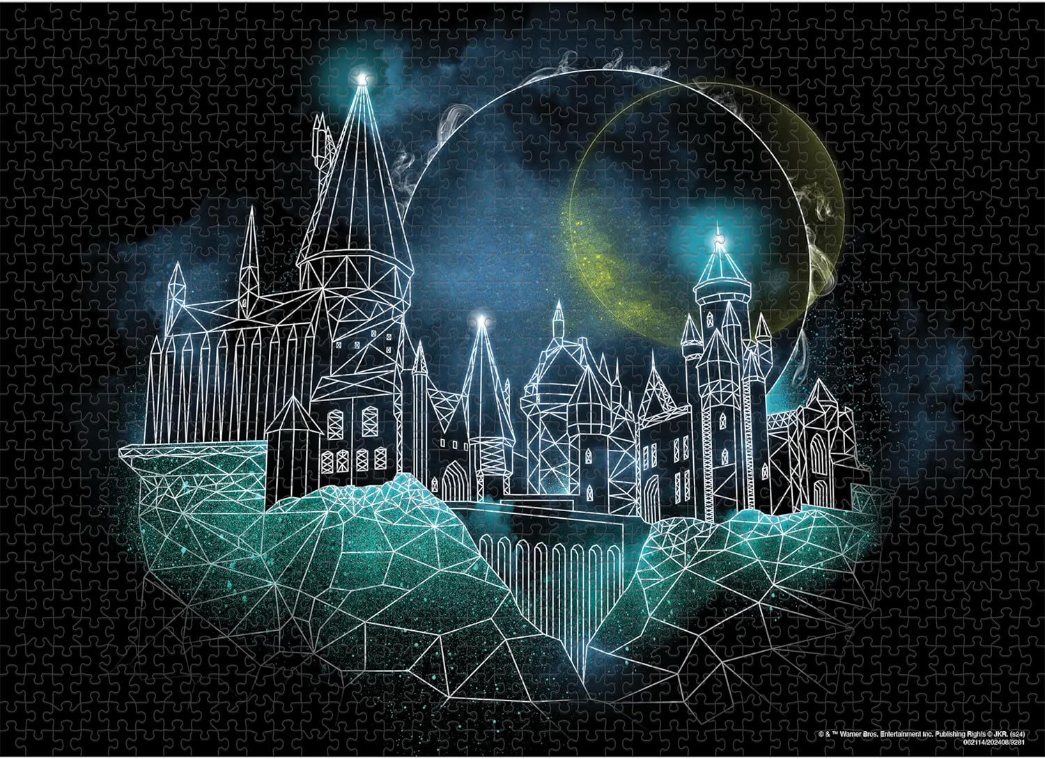 Harry Potter Magic of Hogwarts Glow - 1000pc Puzzle New
