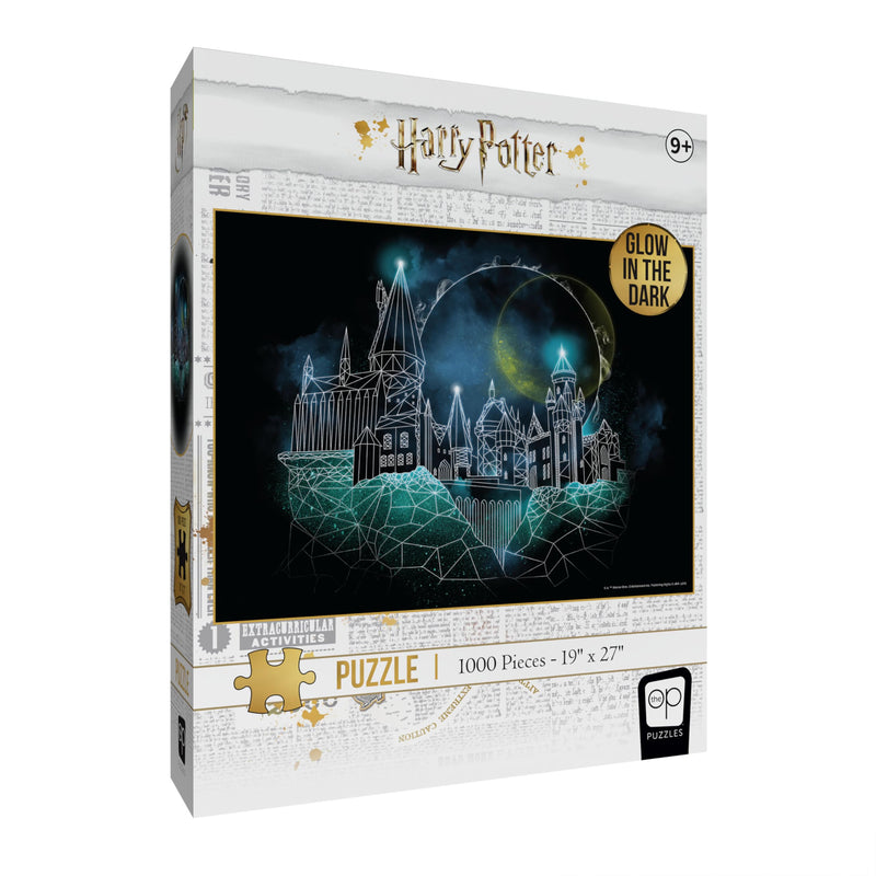 Harry Potter Magic of Hogwarts Glow - 1000pc Puzzle New