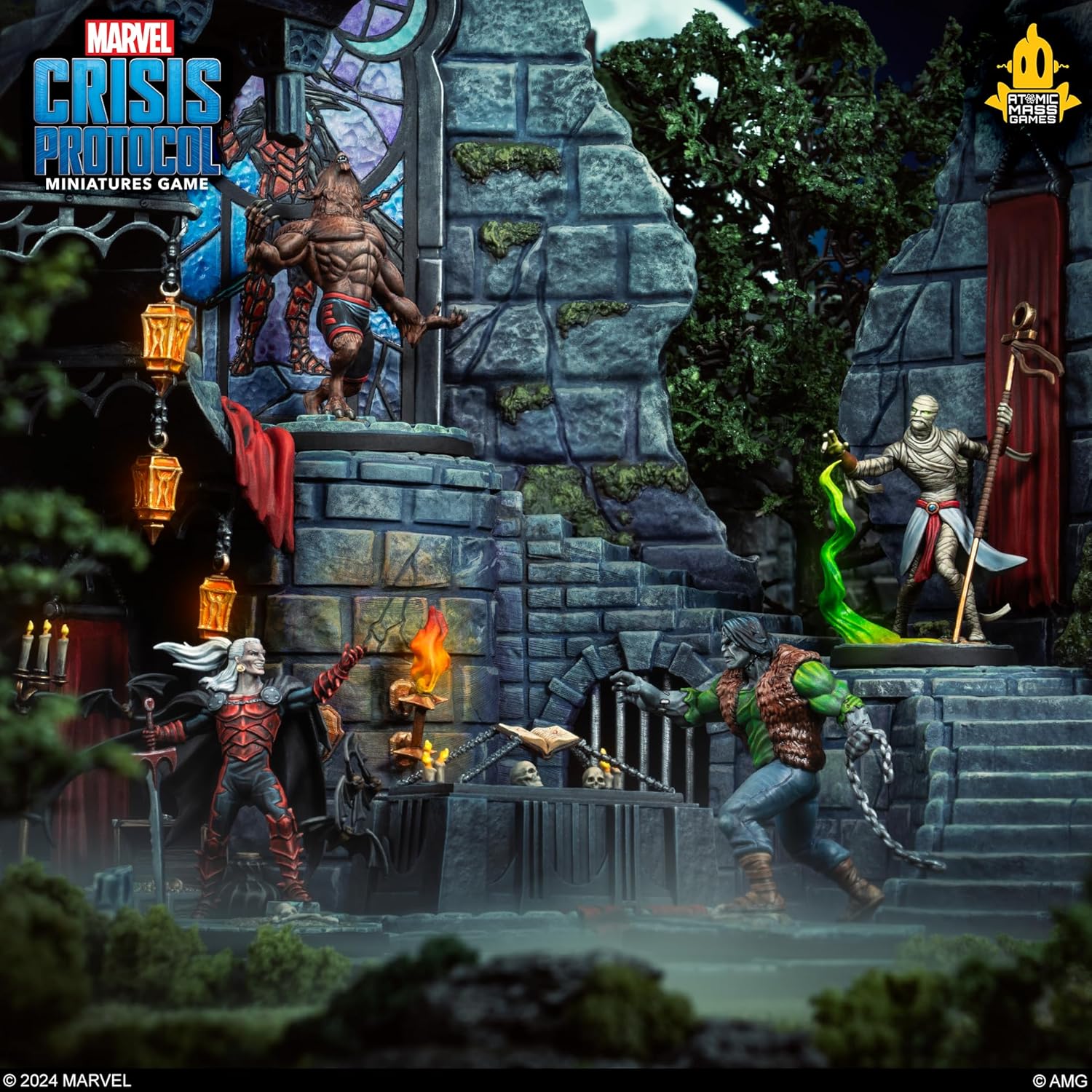Atomic Mass Games | Marvel Crisis Protocol: Monsters Unleashed | Expansión de Miniaturas | A Partir de 14 Años | para 2 Jugadores | 90 Minutos por Partida | Multilenguaje (Incluye Español