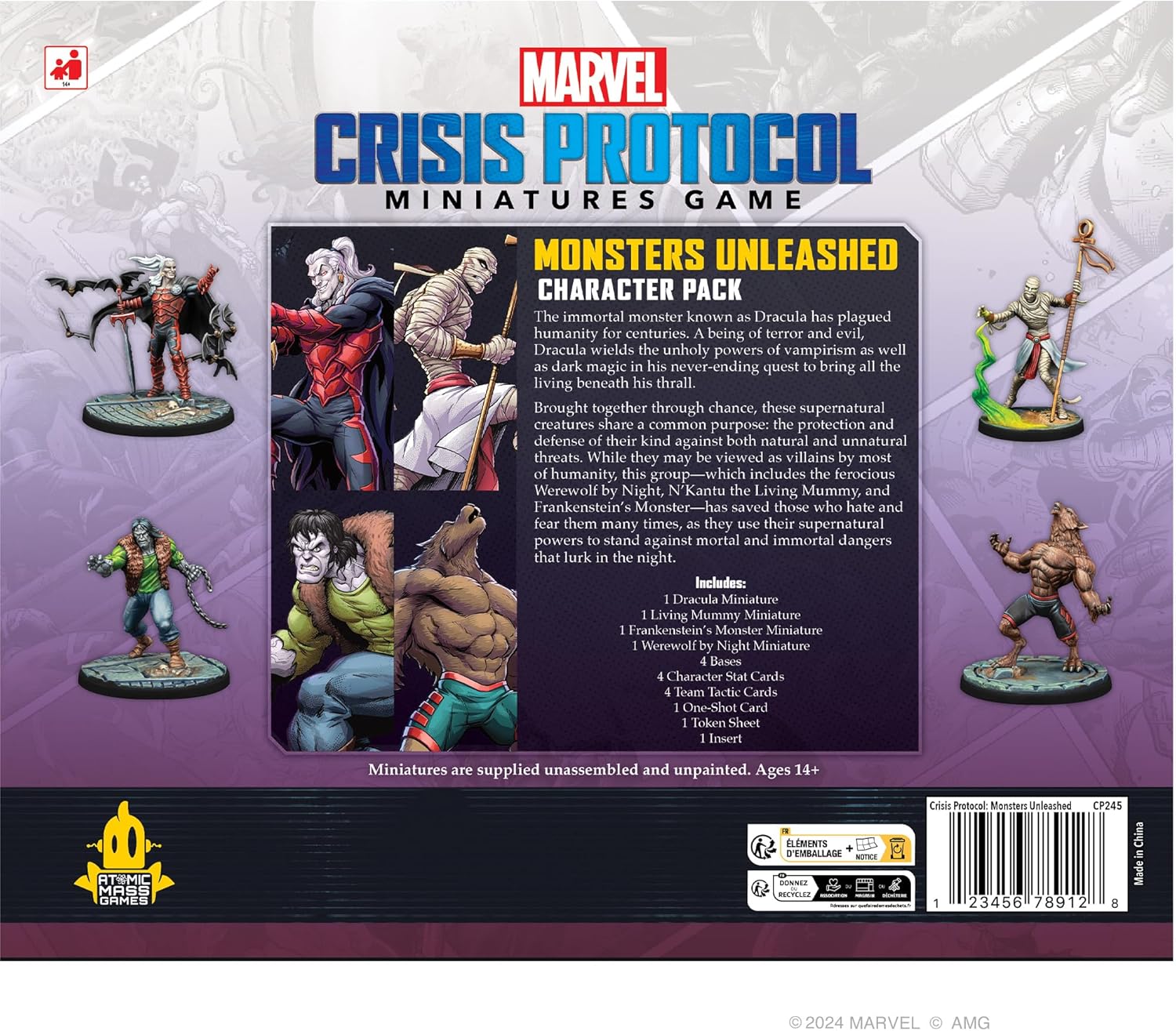 Atomic Mass Games | Marvel Crisis Protocol: Monsters Unleashed | Expansión de Miniaturas | A Partir de 14 Años | para 2 Jugadores | 90 Minutos por Partida | Multilenguaje (Incluye Español