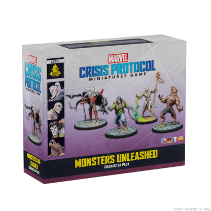 Atomic Mass Games | Marvel Crisis Protocol: Monsters Unleashed | Expansión de Miniaturas | A Partir de 14 Años | para 2 Jugadores | 90 Minutos por Partida | Multilenguaje (Incluye Español