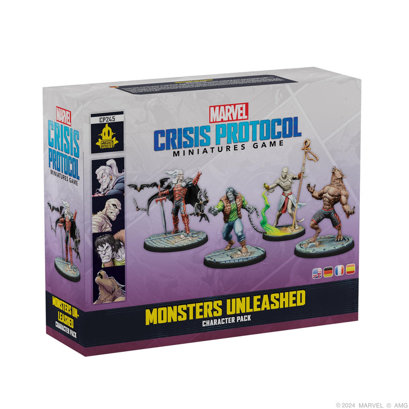 Atomic Mass Games | Marvel Crisis Protocol: Monsters Unleashed | Expansión de Miniaturas | A Partir de 14 Años | para 2 Jugadores | 90 Minutos por Partida | Multilenguaje (Incluye Español