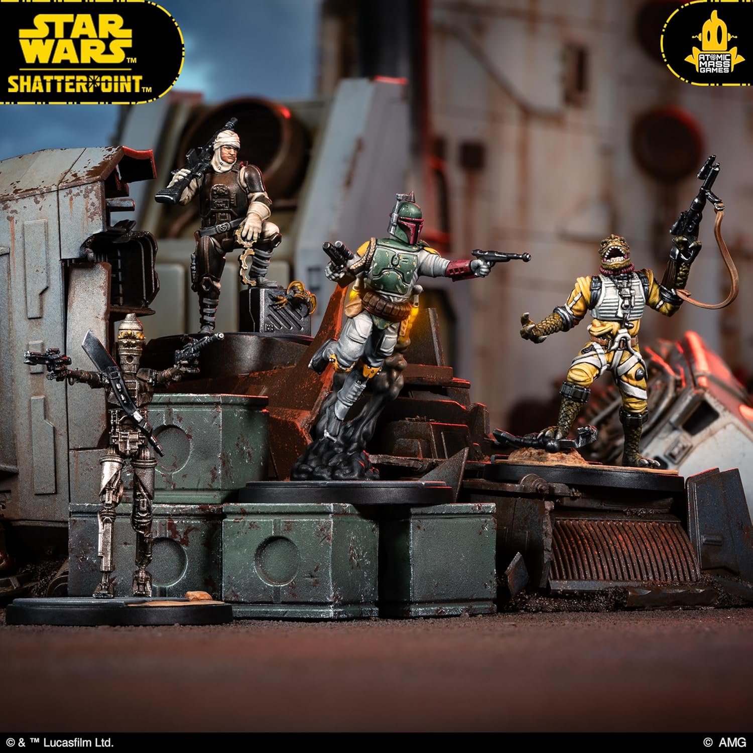 Atomic Mass Games | Star Wars Shatterpoint We Don’t Need Their Scum | Expansión de Miniaturas | A Partir de 14 Años | para 2 Jugadores | 90 Minutos por Partida | Multilenguaje (Incluye Español