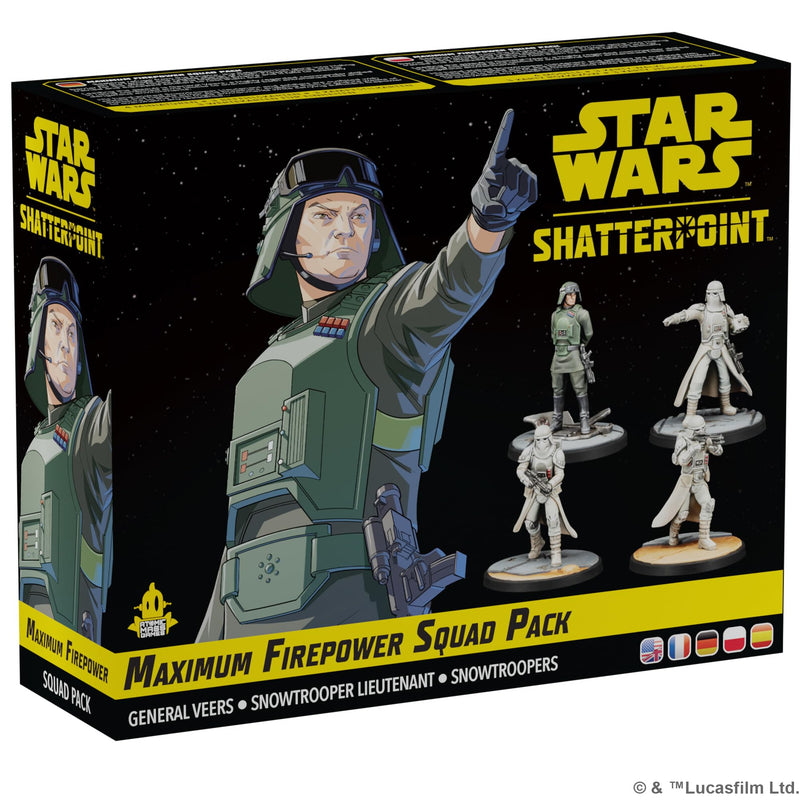 Atomic Mass Games | Star Wars Shatterpoint Maximum Firepower | Expansión de Miniaturas | A Partir de 14 Años | para 2 Jugadores | 90 Minutos por Partida | Multilenguaje (Incluye Español