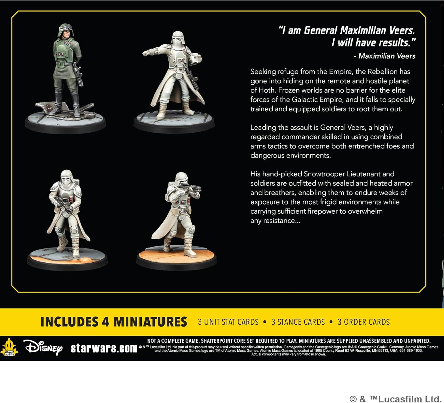 Atomic Mass Games | Star Wars Shatterpoint Maximum Firepower | Expansión de Miniaturas | A Partir de 14 Años | para 2 Jugadores | 90 Minutos por Partida | Multilenguaje (Incluye Español