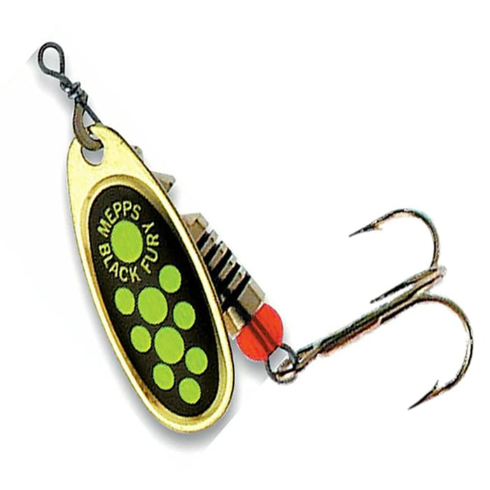 Comet Black Fury Chartreuse Dot Size 4