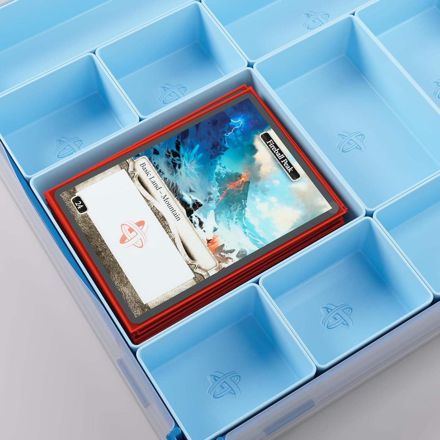 Gamegenic Token Silo XL Blue | Accesorio Solución Guardar Las Fichas De Tus Juegos De Mesa, sólido, Color Azul (Asmodee GGS22043ML