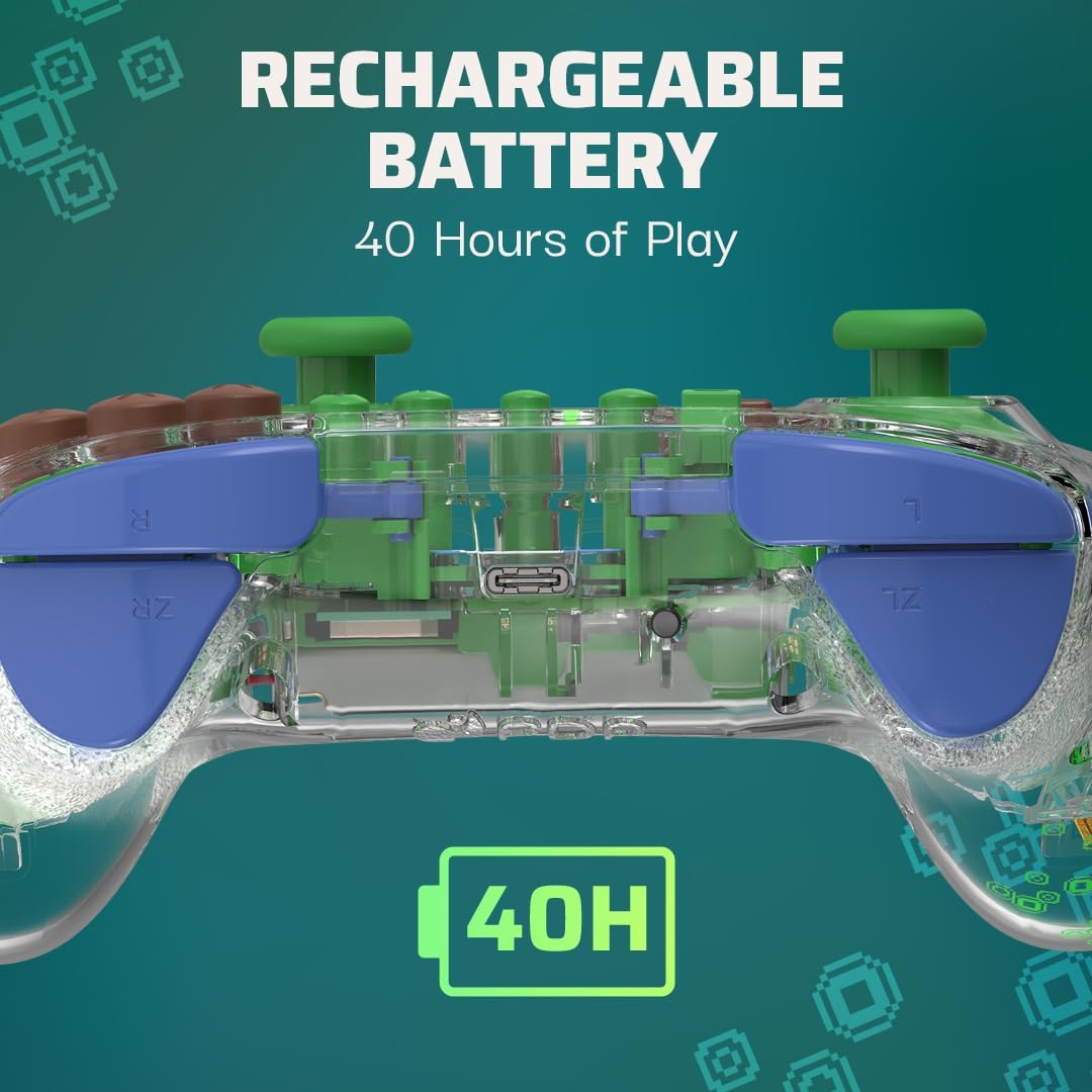 PDP Nintendo Switch REALMz - Switch Wireless Controller - MINECRAFT FOREST