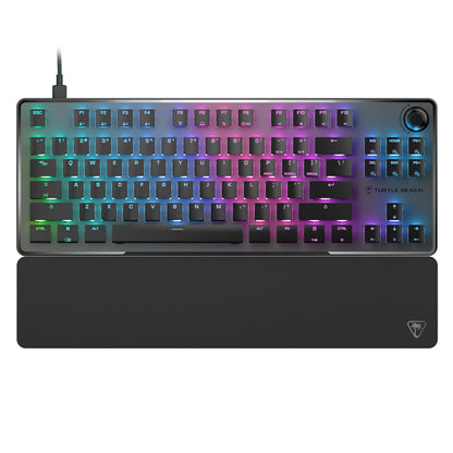 Turtle Beach Vulcan II TKL Pro Magnetic Mechanical RGB Gaming Keyboard – Analog Hall-Effect Switches, Adjustable Actuation, Rapid Trigger, Swappable Keycaps, Tenkeyless Design, Anti-Ghosting – Black