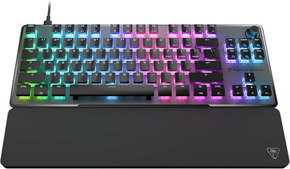 Turtle Beach Vulcan II TKL Pro Magnetic Mechanical RGB Gaming Keyboard – Analog Hall-Effect Switches, Adjustable Actuation, Rapid Trigger, Swappable Keycaps, Tenkeyless Design, Anti-Ghosting – Black