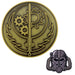 Fallout Brotherhood of Steel Medallion + Vinyl Sticker
