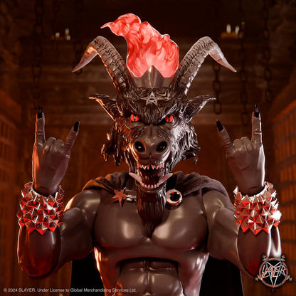 Super7 ULTIMATES! Slayer Show No Mercy Minotaur Black Magic - 7" Slayer Action Figure with Accessories Heavy Metal Collectibles 7-INCH Slayer- Minotaur