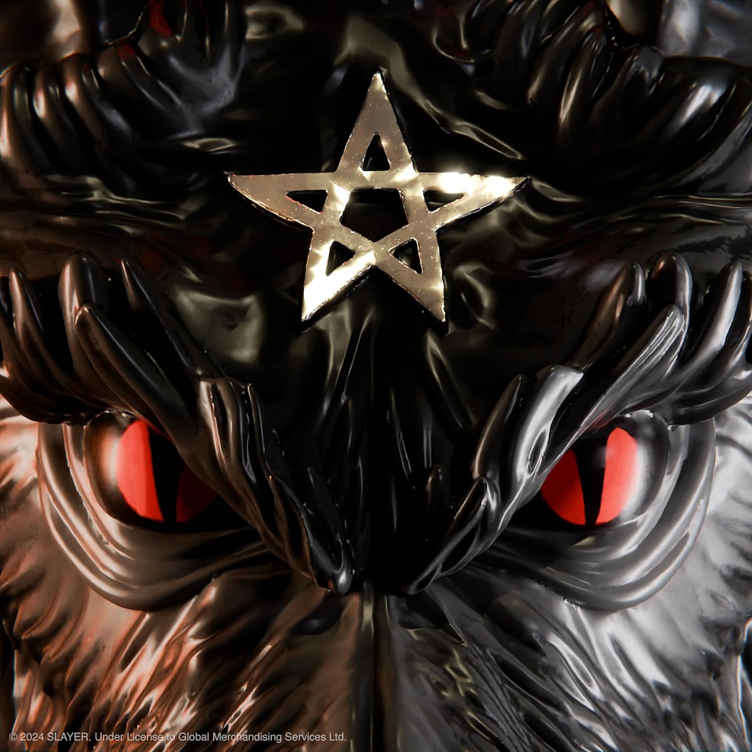 Super7 ULTIMATES! Slayer Show No Mercy Minotaur Black Magic - 7" Slayer Action Figure with Accessories Heavy Metal Collectibles 7-INCH Slayer- Minotaur