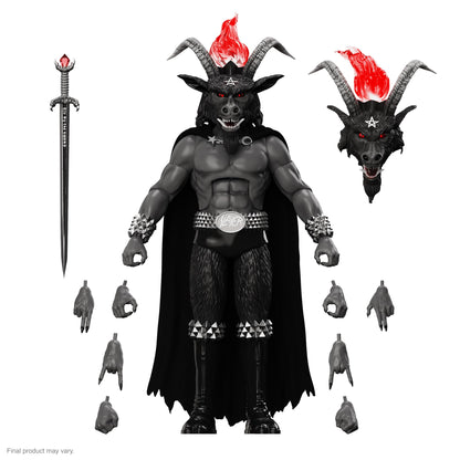 Super7 ULTIMATES! Slayer Show No Mercy Minotaur Black Magic - 7" Slayer Action Figure with Accessories Heavy Metal Collectibles 7-INCH Slayer- Minotaur