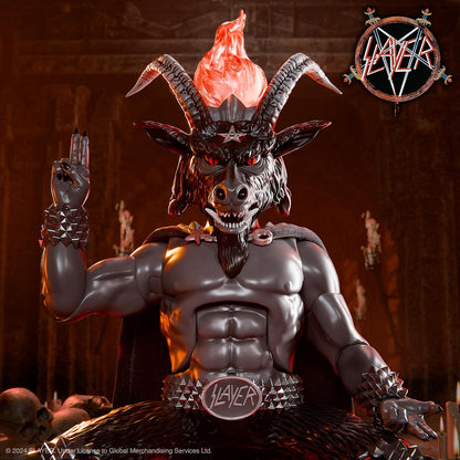 Super7 ULTIMATES! Slayer Show No Mercy Minotaur Black Magic - 7" Slayer Action Figure with Accessories Heavy Metal Collectibles 7-INCH Slayer- Minotaur