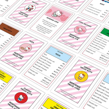 Winning Moves Hello Kitty Monopoly Board Game optimal for 2–6 players and makes a great gift for fans aged 8 and up
