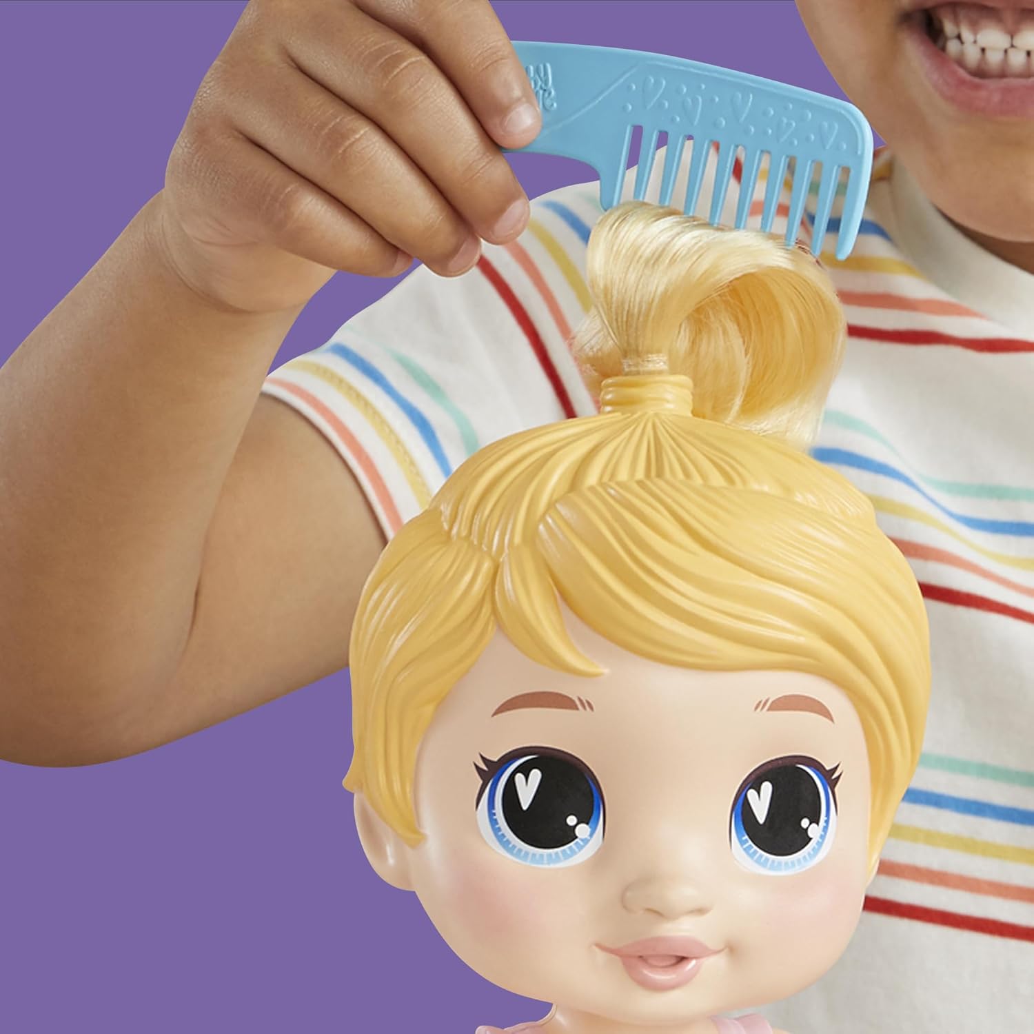 Baby Alive Shampoo Snuggle Harper Hugs Blonde Hair 11 Inch Water Baby Doll Playset, Toys for 3 Year Old Girls & Boys & Up