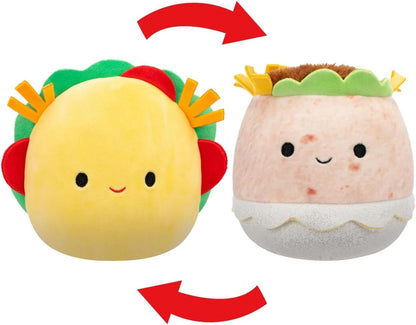 Squishmallows Flip-A-Mallows 5-Inch, Kellytoy Plush, Tex & Bernardo