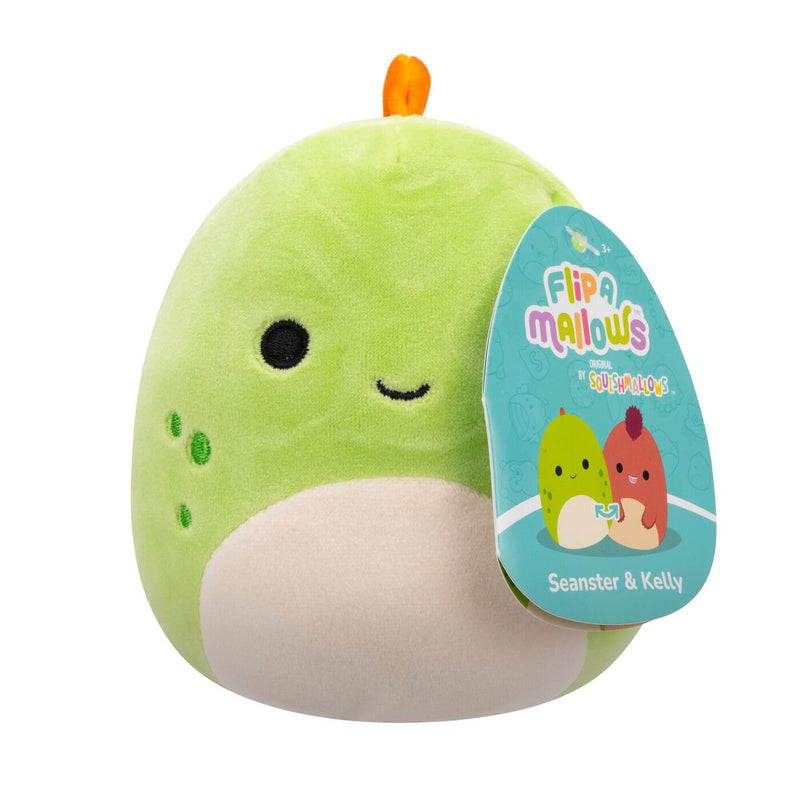 Squishmallows Flip-A-Mallows 5-Inch, Kellytoy Plush, Seanster & Kelly