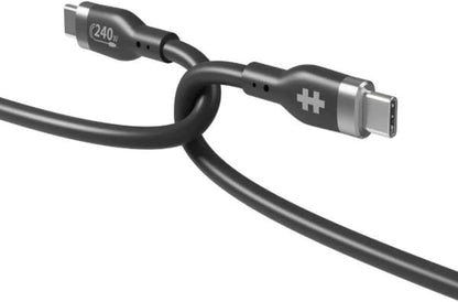 Hyper - 1M Silicone 240W Usb-C Charging Cable - Black