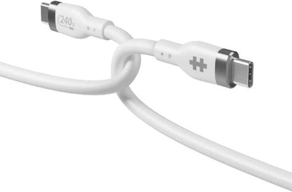 Hyper - 1M Silicone 240W Usb-C Charging Cable - White