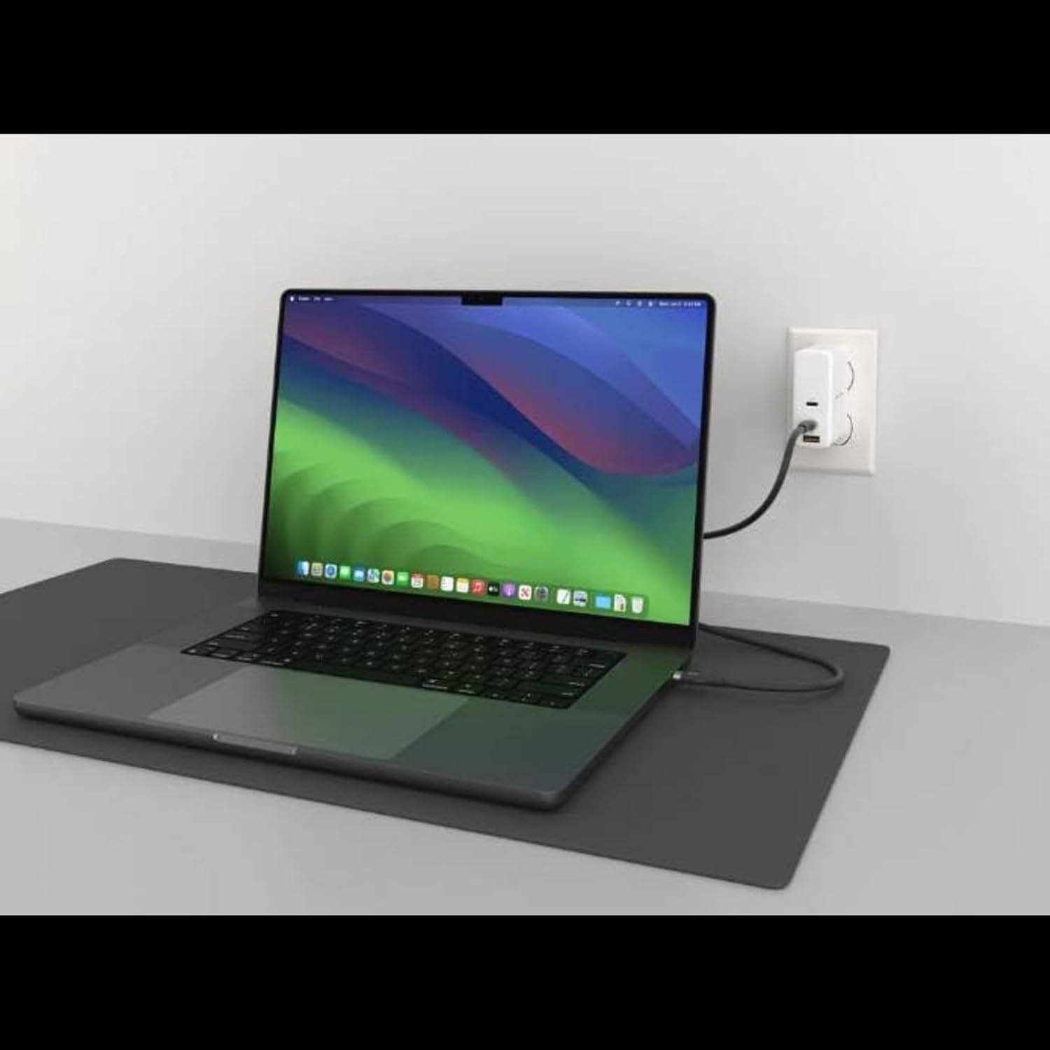 Hyper - 2M Silicone 240W Usb-C Charging Cable - Black
