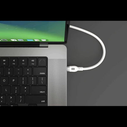 Hyper - 2M Silicone 240W Usb-C Charging Cable - White
