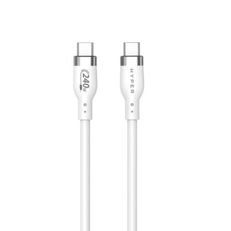 Hyperjuice - Usb Cable - Usb-C (M) To Usb-C (M) - Usb 2.0 - 2 M - Extended Power Range (Epr), Usb Power Delivery (240W)