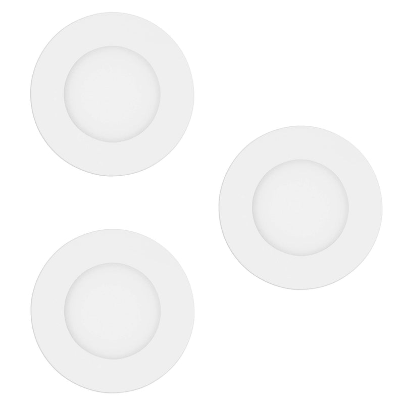 `Eglo - Set Of 3X Fueva-Z Recessed Lights, White ?8.5 - Tw - Zigbee, Bluetooth`
