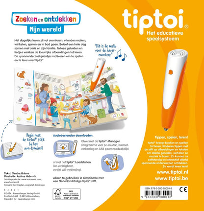 Ravensburger - Tiptoi Boek Zoeken en Ontdekken: Mijn Wereld