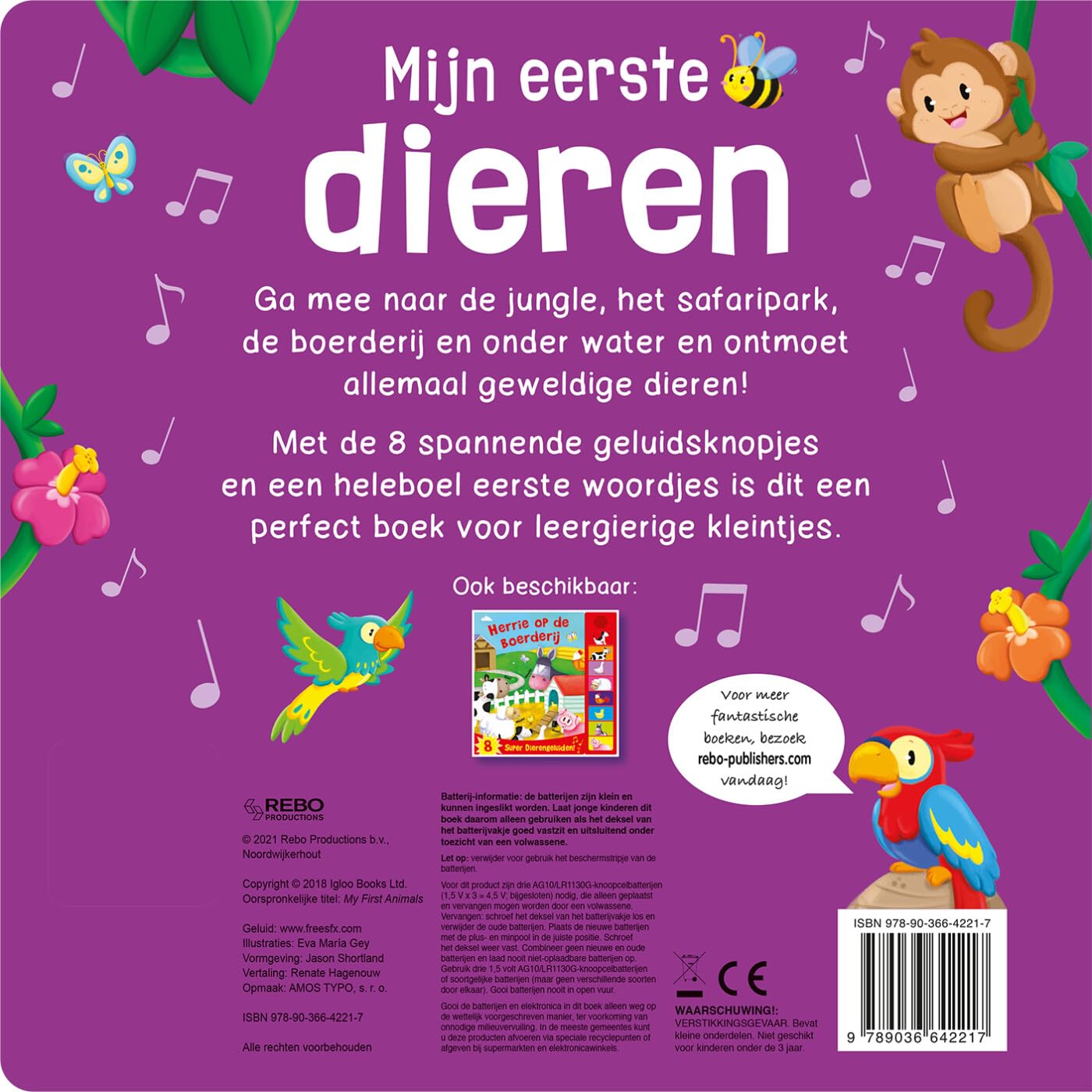 Geluidenboek Mijn Eerste Dieren