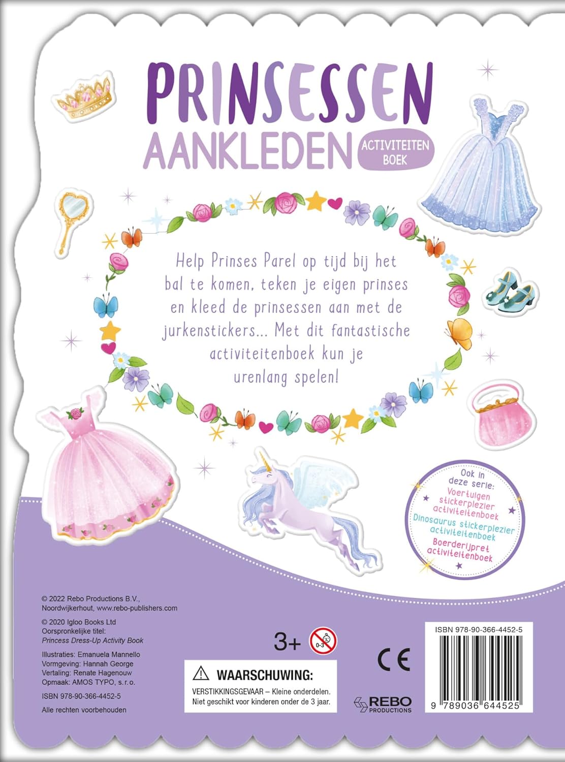 Prinsessen aankleden stickerplezier: Boordevol puffy stickers, bouw je eigen prinsessenkoets